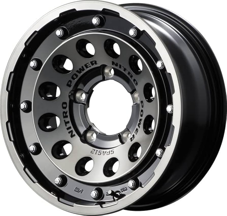 Amazon.co.jp: MID NITRO POWER H12 SHOTGUN ホイール ブラック